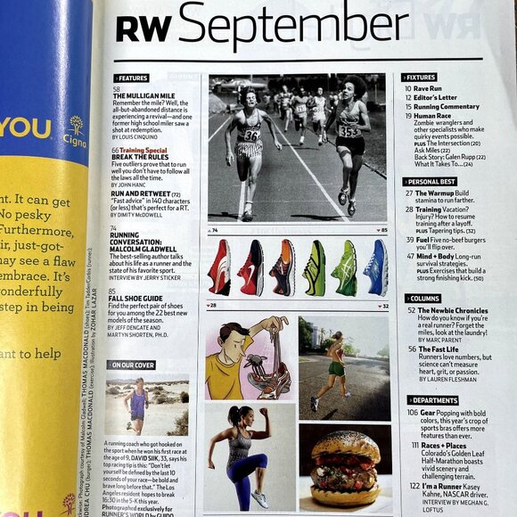 Runners World Magazine Sept 2013 u Shoe Buyers Guide Fitness Exercise Training T - Picture 4 of 7